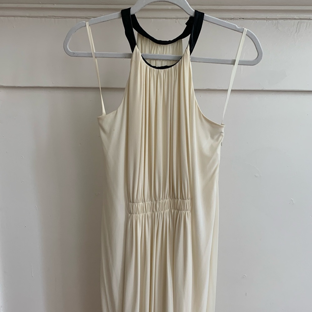 Rag & Bone off white halter dress Grecian style